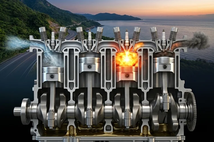 The Four-Stroke Engine Cycle Explained Simply for Beginners