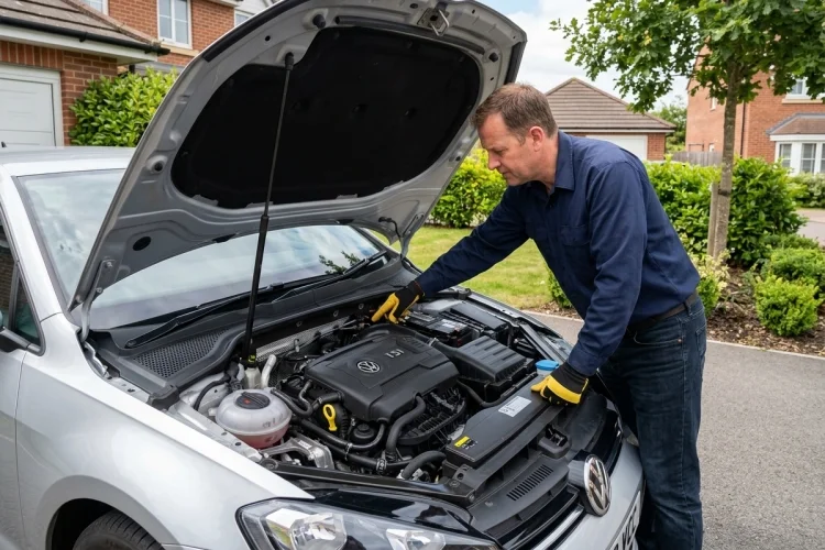 How to Open and Inspect a Car Engine Bay Safely